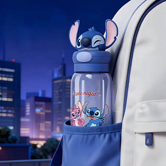 Stitch Plastic Water Bottle 550 ml